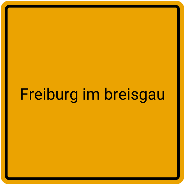 Meldebestätigung Freiburg im Breisgau